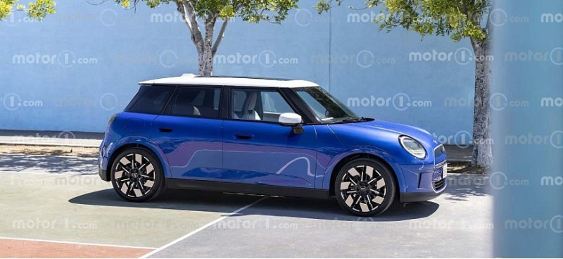 На рендере показали пятидверный Mini Cooper…
