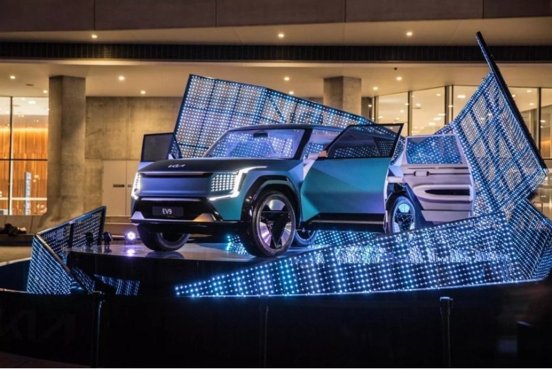 По завершении мероприятия Concept EV9 дебютирует…