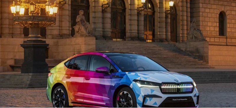 Компания Skoda представала разноцветную версию…
