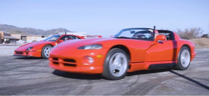 Сможет ли Dodge Viper обогнать Ferrari F40 и…
