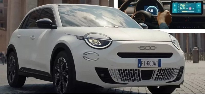 Компания Fiat показала электрический кроссовер…