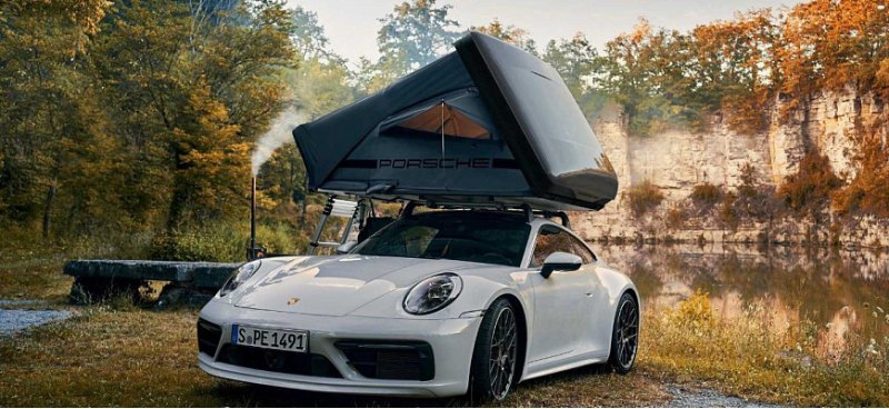 Глава Porsche протестировал палатку для…