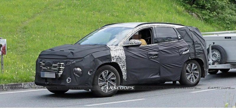 Фотошпионы засняли обновленный кроссовер Hyundai…