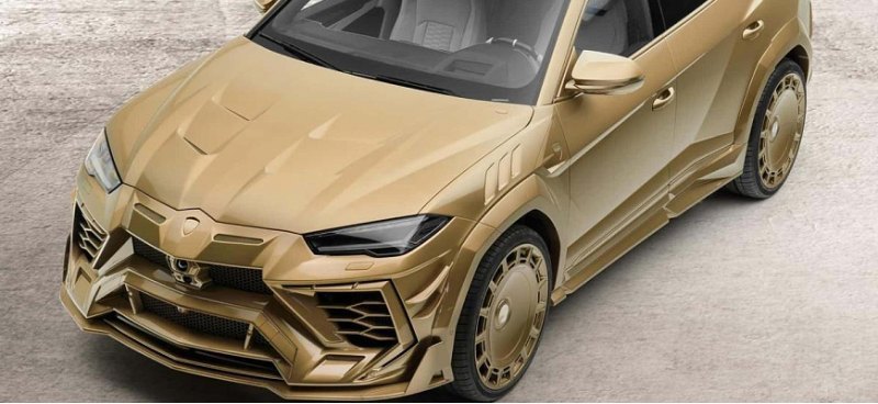 Золотой Lamborghini Urus от ателье Mansory…