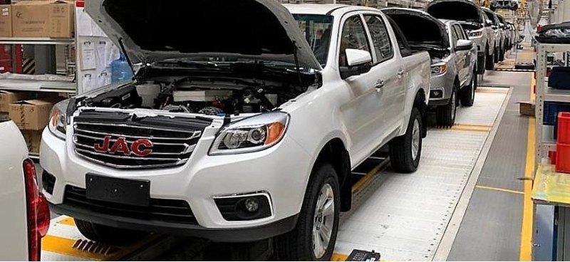 В России начнется производство пикапа JAC T6
