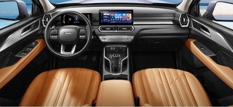 Салон нового внедорожника Haval H5 показали на…