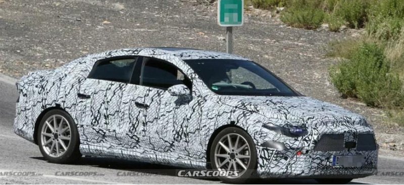 Новое поколение купе Mercedes CLA 2025 заметили…