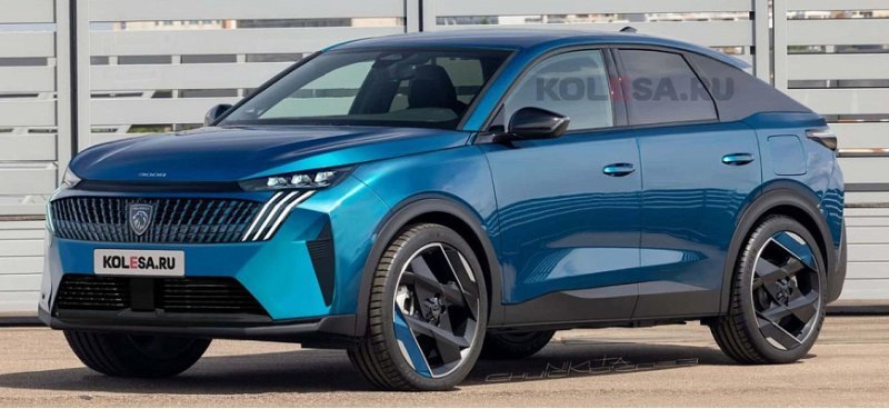 Кроссовер Peugeot 3008 третьего поколения показан…