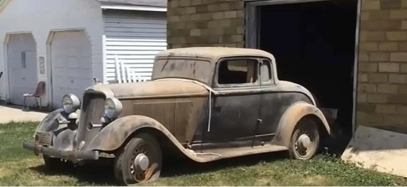 Этот Dodge Barn 1933 года выпуска впервые помыли…