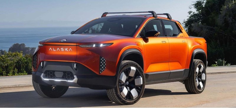 Представлен электрический грузовик Fisker Alaska…
