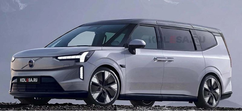 На тизере показали роскошный минивэн Volvo EM90…