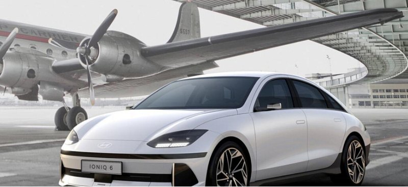 «Лосиный тест» модели Hyundai Ioniq 6 2023 года с…