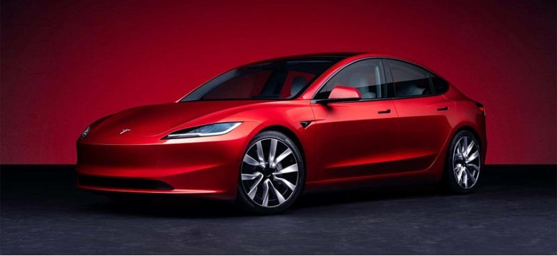 Новая Tesla Model 3 имеет самое низкое лобовое…