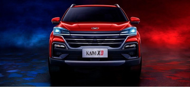 Новые кроссоверы Kaiyi X3 добрались до…