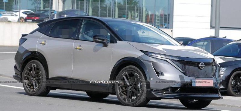 Спортивный Nissan Ariya NISMO 2024 года тестируют…