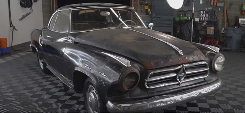 В старом гараже был найдет раритетный Borgward…