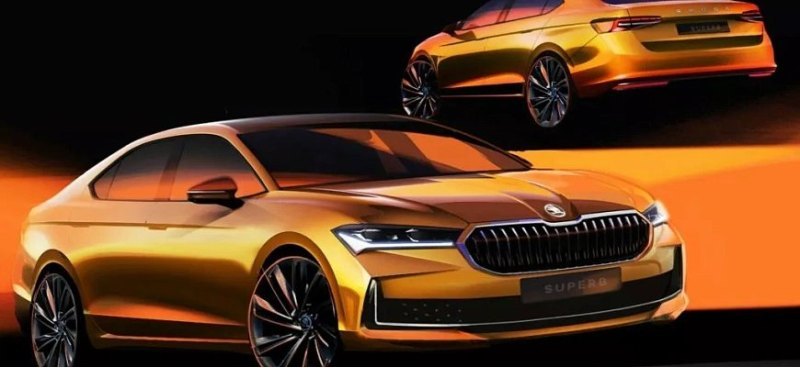 Skoda показала тизеры лифтбека и универсала…