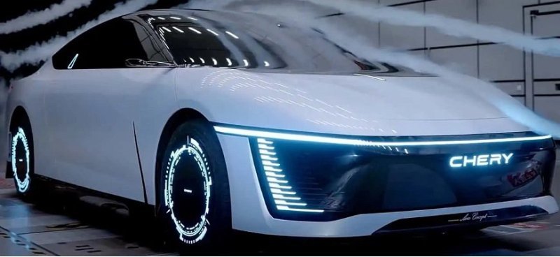 Китайская Chery представила самый аэродинамичный…
