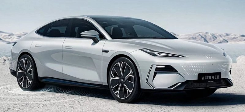 Geely представил электрический седан Galaxy E8 с…