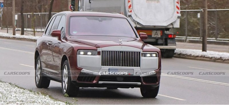 Rolls-Royce Cullinan вышел на тесты с новым лицом…