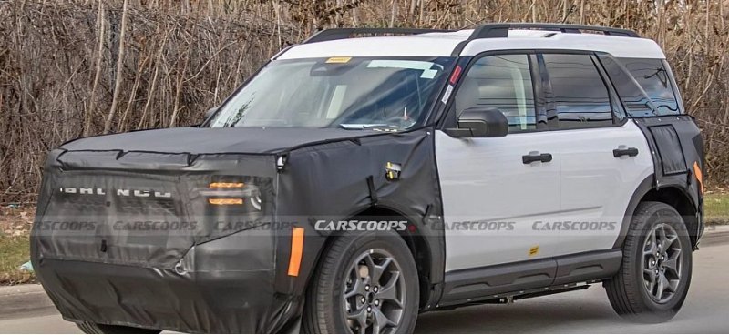 Фотошпионы засняли Ford Bronco Sport 2025 года с…
