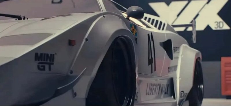 Суперкар Lamborghini Countach от Liberty Walk…
