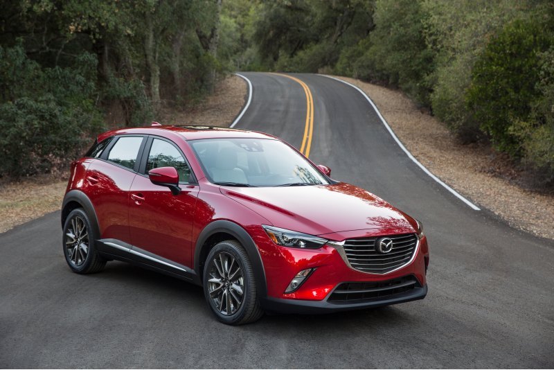 Вторая строчка у небольшого кроссовера Mazda…
