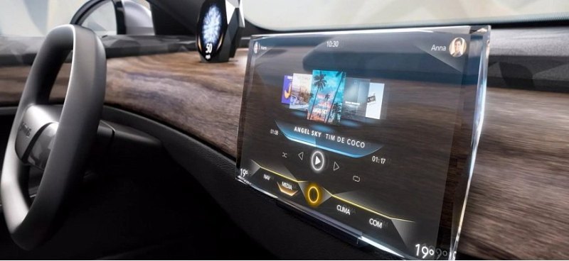 Continental показал прозрачный мультимедийный…