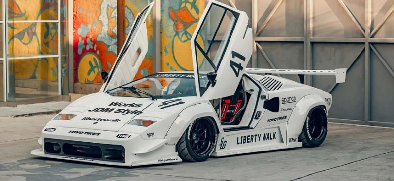 Lamborghini Countach от ателье Liberty Walk…