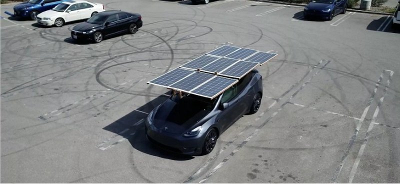 Солнечная крыша для Tesla Model Y увеличивает…