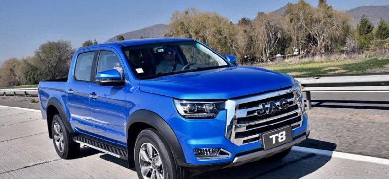 Поставку нового пикапа JAC T8 можно заказать в…