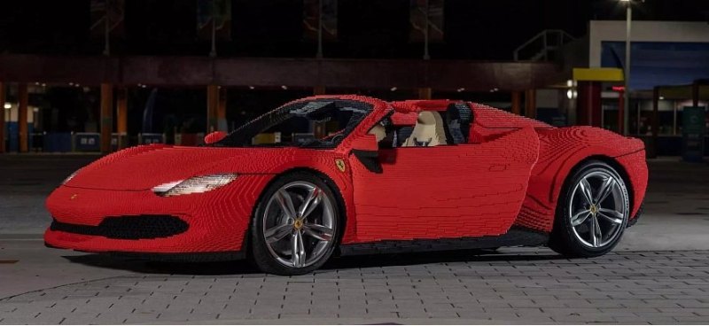 В США из Lego собрали Ferrari 296 GTS в…