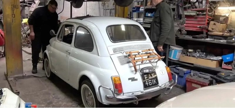 После модернизации, старинный Fiat 500 стал…