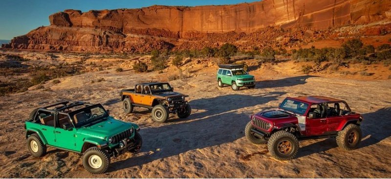 Jeep представил четыре концепта для «Пасхального…
