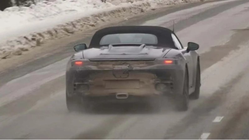 На дороге замечен прототип Porsche, который…