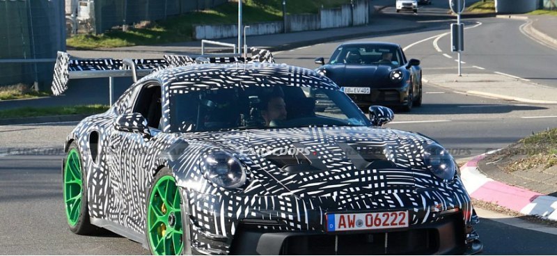 Замечен суперкар Porsche 911 GT3 RS от Manthey…