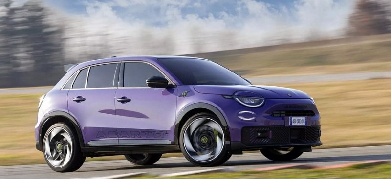 Abarth показал горячий кроссовер 600e на реальных…