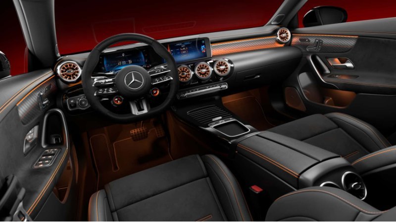 Внешний вид CLA45 S Edition 1 настолько же…