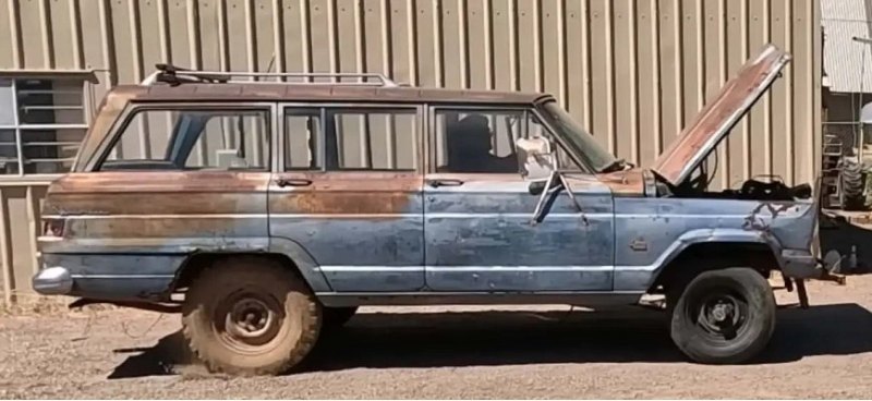 На что способен старенький внедорожник Jeep…