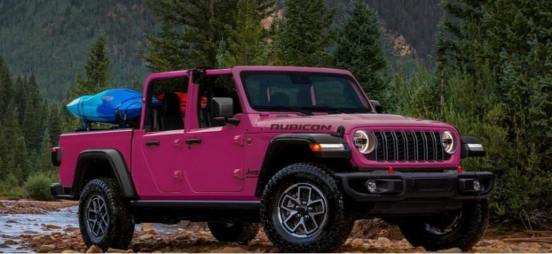 Jeep Gladiator впервые приобрел самый яркий цвет