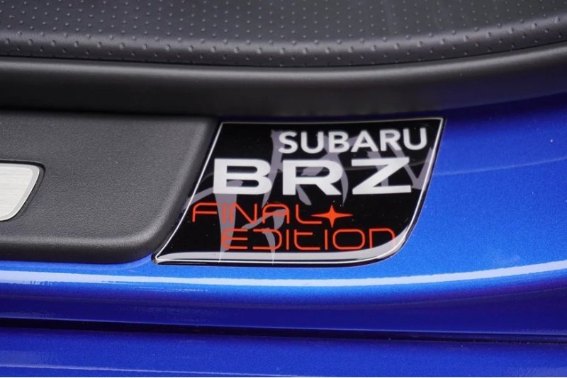 Что не меняется в Subaru BRZ Final Edition, так…