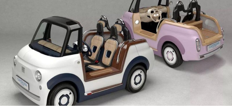 Тюнер превратил Fiat Topolino в роскошный пляжный…