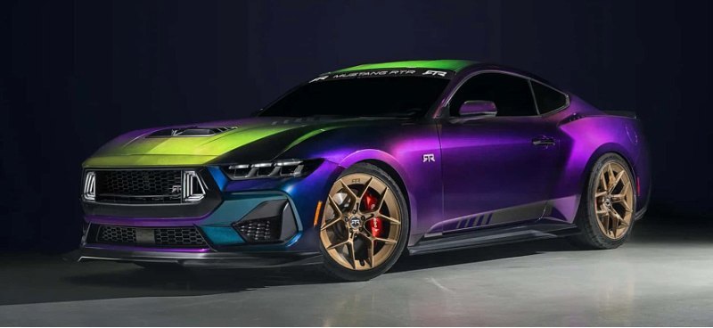 Для нового Mustang доступна меняющая цвет краска…