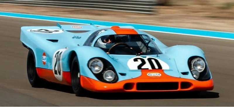 Гоночный Porsche 917K из фильма «Ле-Ман»…
