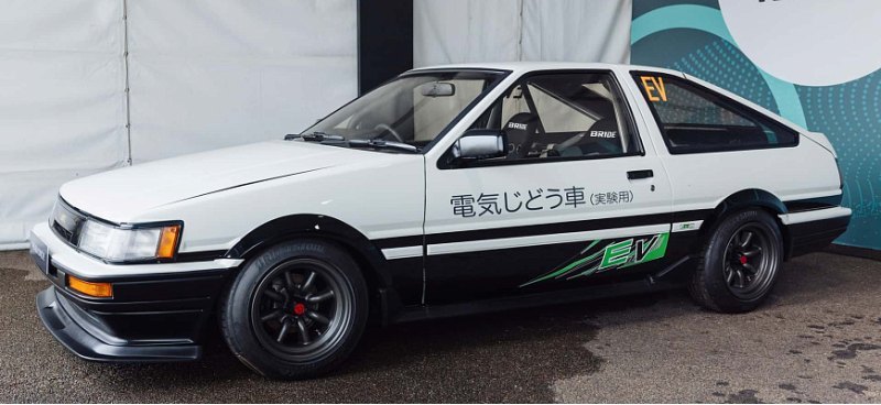 Взгляните на электрическую версию Toyota AE86 с…