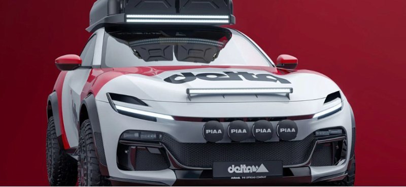 Ателье delta4×4 сделало из кроссовера Ferrari…