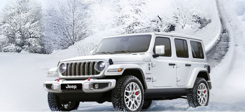 Jeep выпустил лимитированную серию Wrangler Snow…