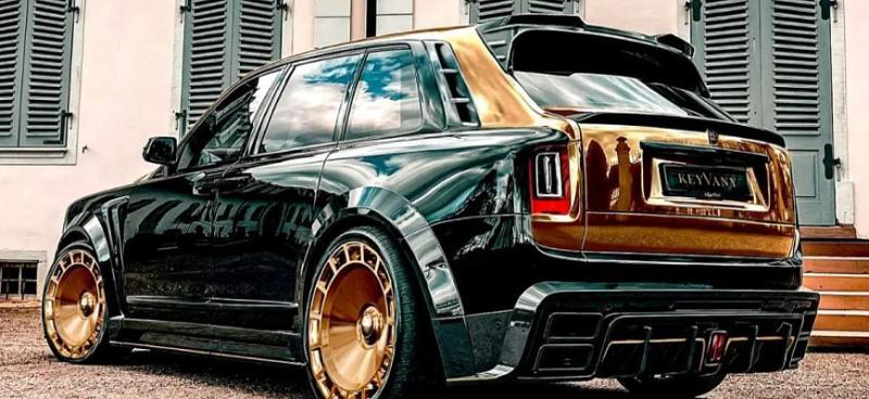 Смелый тюнинг Rolls-Royce от бюро Keyvany: золото…