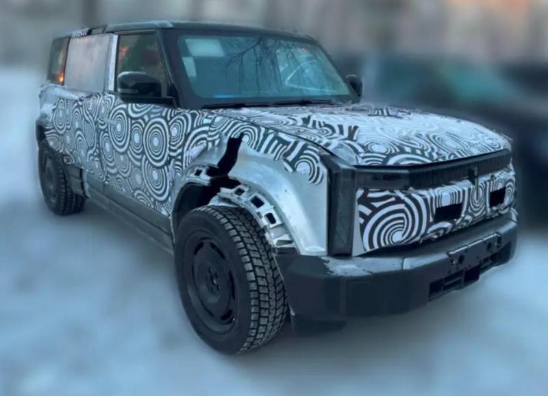 Новейший iCAR 05 раскрыли на шпионских фотоснимках