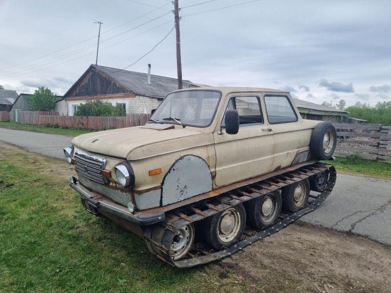 Вездеходный «Запорожец» на гусеницах появился в…